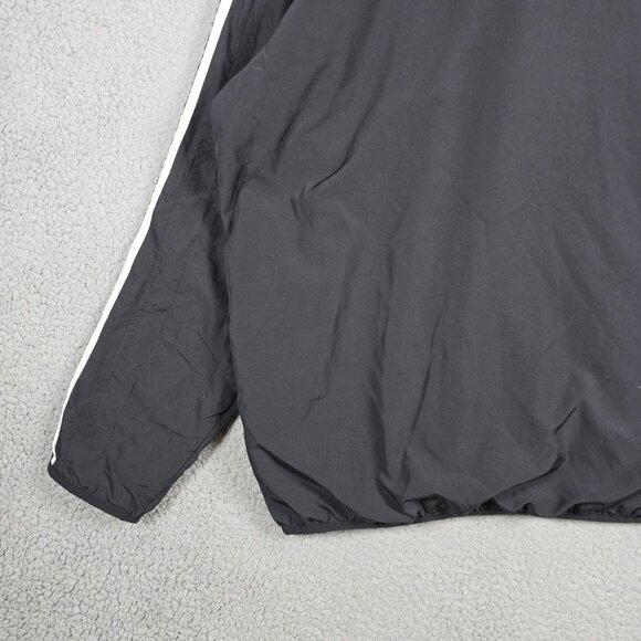 Vintage Adidas Track Jacket Large Black 3 Stripe 06 Y2K Clima 365 Mesh Lined Zip - Picture 9 of 15